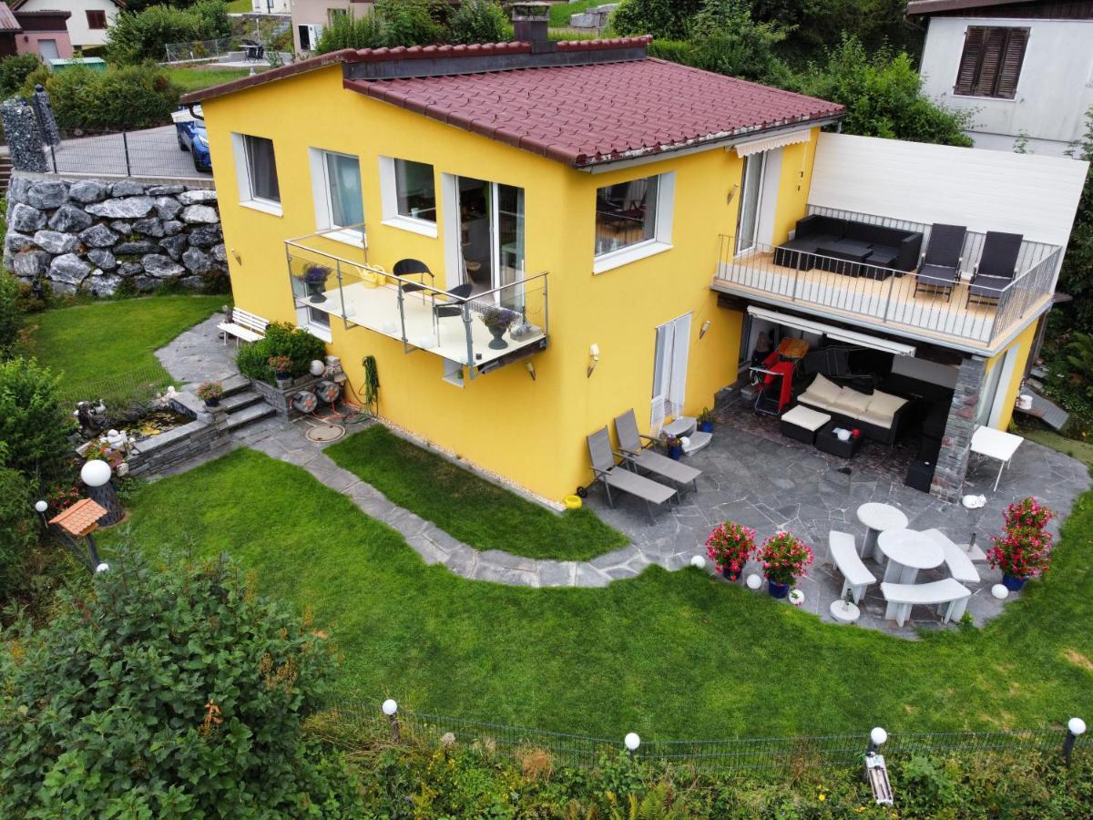 Bijouswiss " Yellow House" Oberterzen Exteriör bild