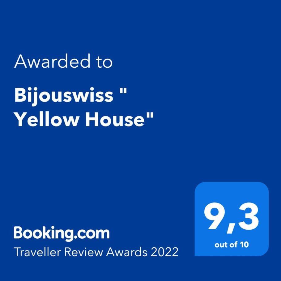Bijouswiss " Yellow House" Oberterzen Exteriör bild